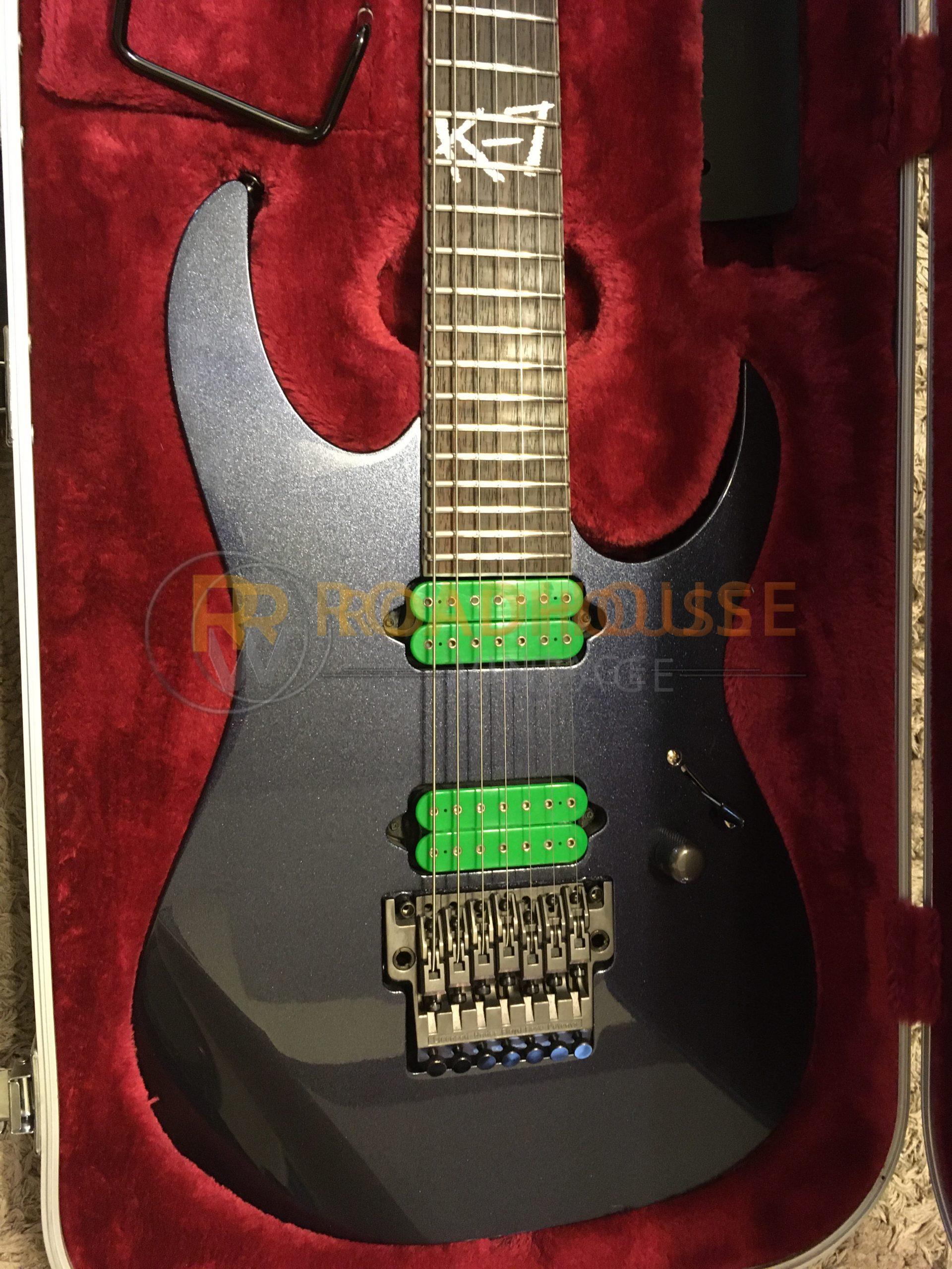 Ibanez K7 Fire Spark Blue Munkykorn Signature Model 7 String Guitar Rare Roadhouse Vintage 5625