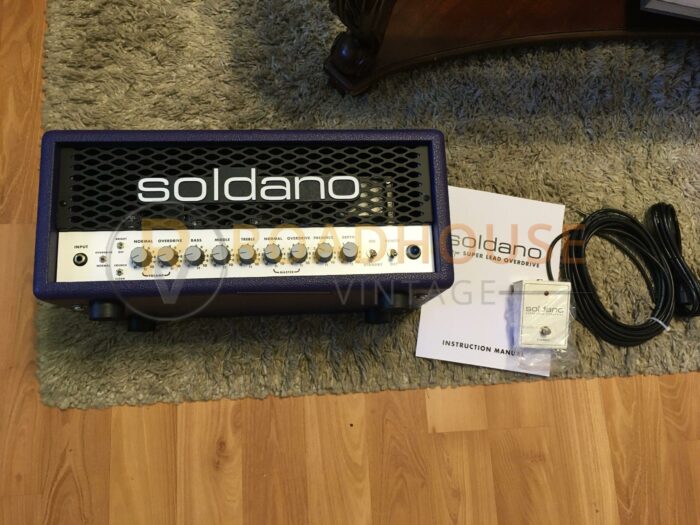 Soldano SLO-30 Super Lead Overdrive 30-watt Tube Head-Purple