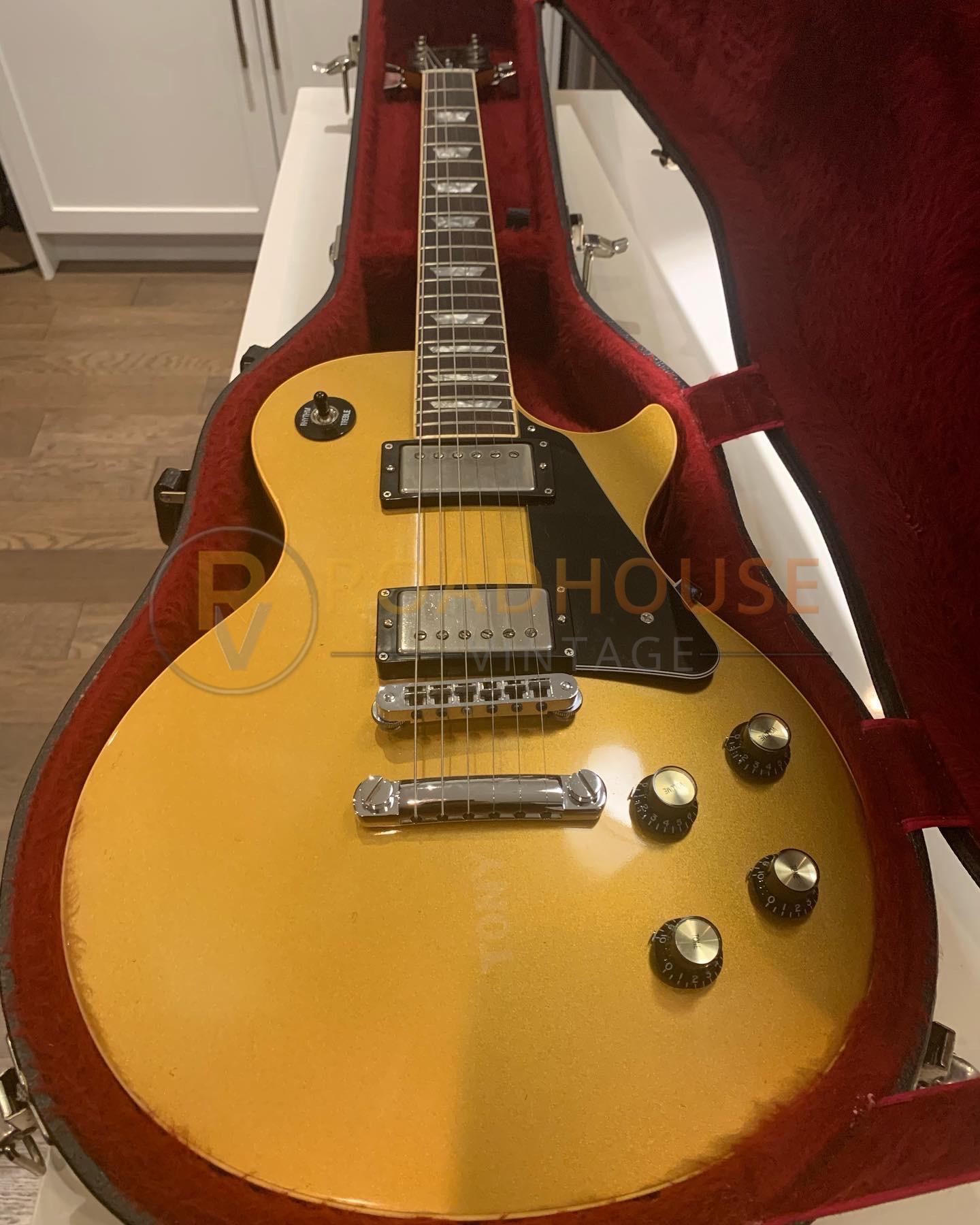 1978 Gibson Les Paul Standard Goldtop Guitar-TONY - Roadhouse Vintage ...