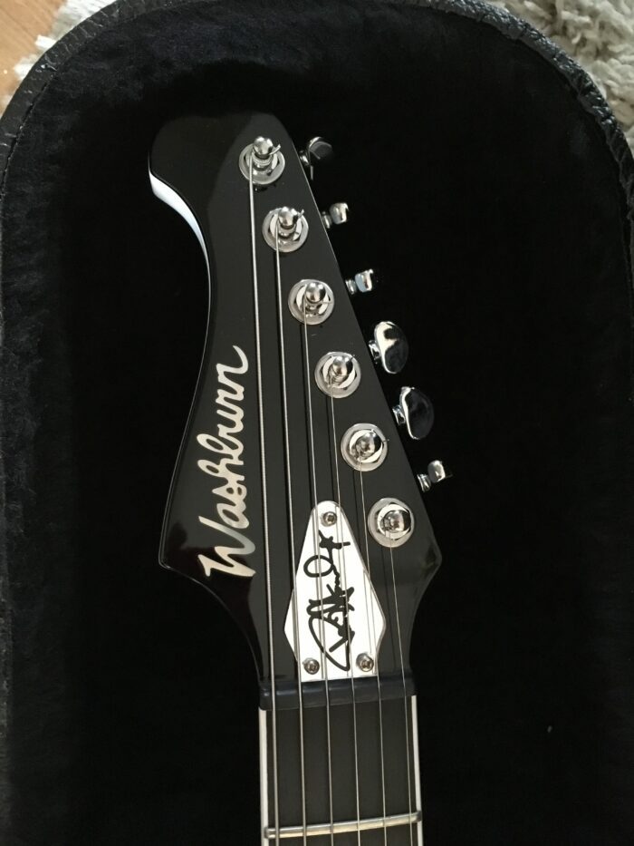 Paul Stanley Guitar Signature Flying V Psv2200wh Washburn Usa Custom Shop Roadhouse Vintage 2611