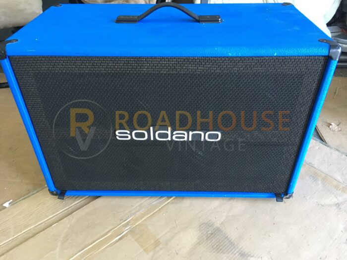 Original Soldano 2x12 Guitar Cab Blue Tolex