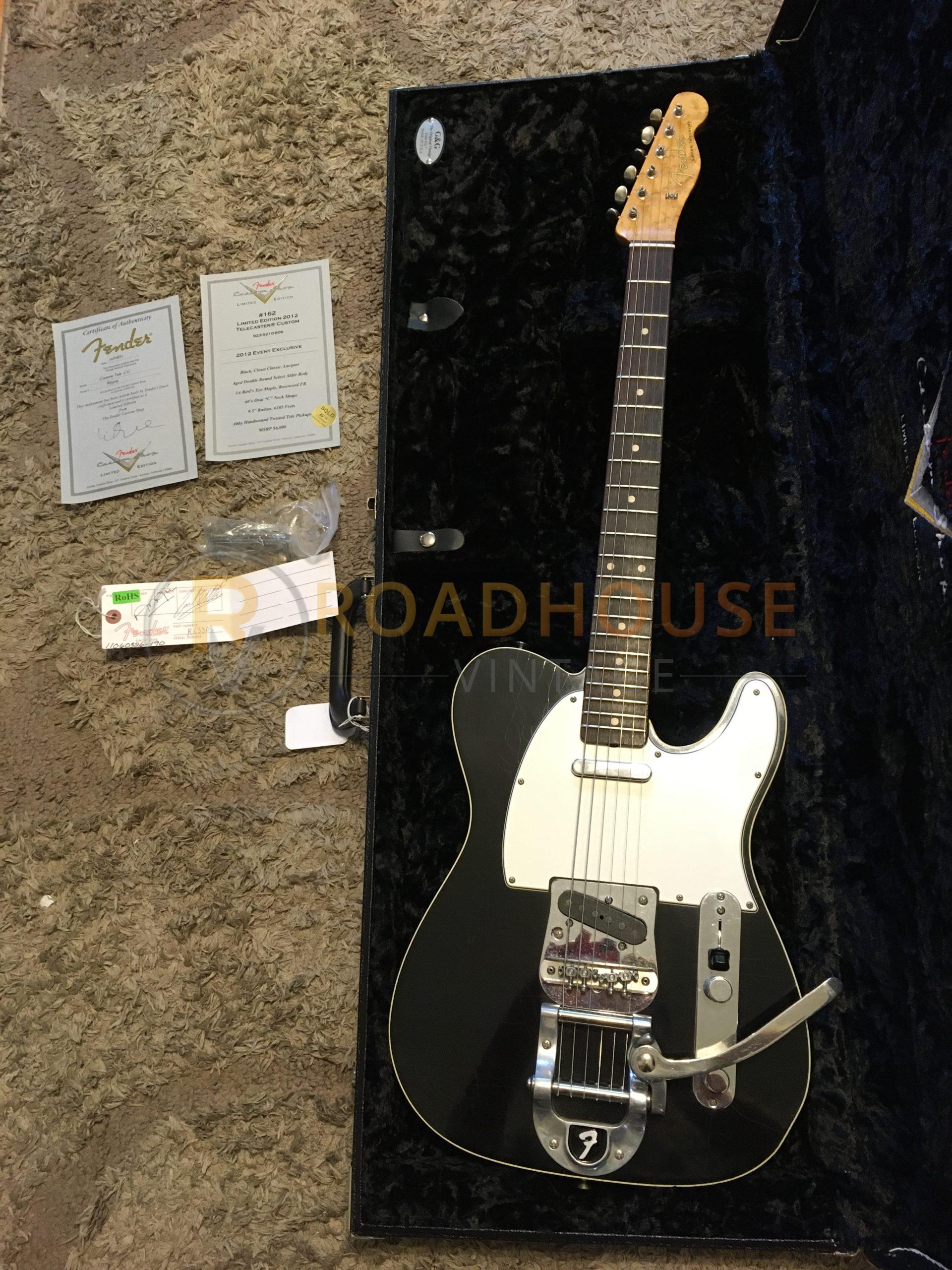 2012 NAMM Fender Custom Shop Limited Edition Telecaster-CC-Double  Bound-Abby Wound-Bigsby